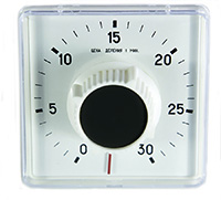 ТАЙМЕР механический встраиваемый 2..30мин., РТ-30-1-07