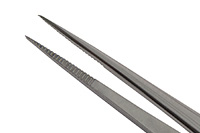 ПИНЦЕТ МЕТАЛЛИЧЕСКИЙ прямой L200мм остроконечный
