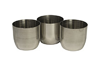 ТИГЕЛЬ МЕТАЛЛИЧЕСКИЙ лабораторный    70мл (d50/h50мм) с толщиной стенки 0,5мм