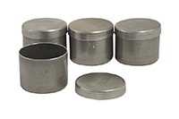 СТАКАНЧИК ВЕСОВОЙ металлический   d50/h37(38)мм маркированный, с крышкой