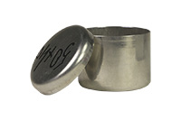 СТАКАНЧИК ВЕСОВОЙ металлический   d50/h40мм, с крышкой