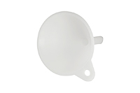 ВОРОНКА ПОЛИМЕРНАЯ лабораторная   d80мм со стеблем d11мм и проушиной