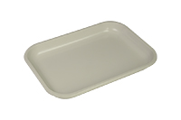 ПОДДОН ПОЛИМЕРНЫЙ прямоугольный 201(170)х151(110)/h20(10)мм(БЕЛЫЙ)