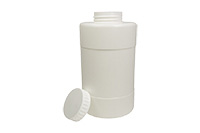 БАНКА полимерная БН-1700-44(СВЕТЛАЯ) цилиндрическая d110/h183мм: крышка 59ГВ