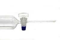 ВОРОНКА ДЕЛИТЕЛЬНАЯ цилиндрическая ВД-1---125-19/20 с пробкой ПМ1-КШ