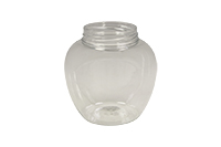 БАНКА полимерная БН---500-58(СВЕТЛАЯ) овальная: крышка 63ГВ-RTS(ПП/БЕЛАЯ) (10шт/упак)