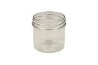 БАНКА полимерная БН---100-58(СВЕТЛАЯ) цилиндрическая: крышка 63ГВ-RTS(ПП/БЕЛАЯ) (10шт/упак)