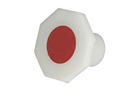 ВОРОНКА ДЕЛИТЕЛЬНАЯ грушевидная ВД-3-1000-29/32 с краном(PTFE) и пробкой ПП-29/32NS(6Г/КРАСНАЯ)