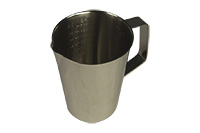 КРУЖКА МЕРНАЯ металлическая   500мл коническая: шкала(ВНУТРЕННЯЯ), ручка