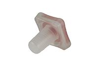 КОЛБА МЕРНАЯ полимерная   100мл(СВЕТЛАЯ) кл.A (121°С): маркировка(КРАСНАЯ), пробка ПП-14/23NS(PP)