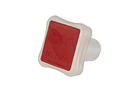 КОЛБА МЕРНАЯ полимерная   250мл(СВЕТЛАЯ) кл.A: маркировка(КРАСНАЯ), пробка ПП-19/26NS(PP)