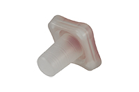 КОЛБА МЕРНАЯ полимерная   250мл(СВЕТЛАЯ) кл.A: маркировка(КРАСНАЯ), пробка ПП-19/26NS(PP)